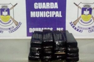 Guarda Municipal prende jovem flagrado com 16 tabletes de maconha em rodoviária