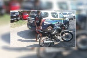 PM recebe denúncia e recupera motocicleta roubada