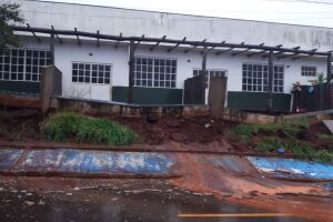 Temporal destrói telhado de Ceinf e deixa crianças sem aula em Campo Grande