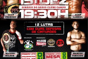 Campo Grande recebe maior evento de MMA do Centro-Oeste no próximo dia 15