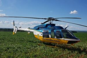 Helicóptero da PRF de MS auxilia forças de segurança na tragédia de Brumadinho