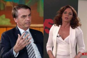 Bolsonaro rebateu Leilane nas redes sociais
