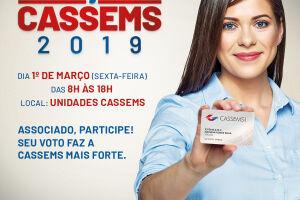 Eleições Cassems acontecem no dia 1º de março