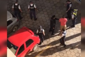 VÍDEO: policial militar pula de prédio após agredir mulher e efetuar disparos