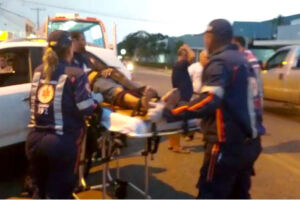 Acidente em cidade do MS deixa motociclista ferido