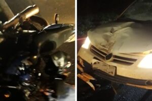 Motociclista bate em Saveiro e morre na MS-276; condutor do carro fugiu do local