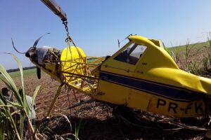 Não perdoam nada: ladrões furtam bateria de avião agrícola que caiu em fazenda