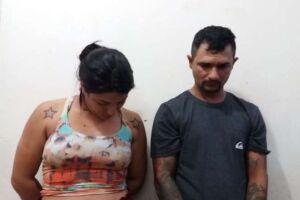 NOVATOS NO CRIME: casal é preso pela PM comercializando drogas