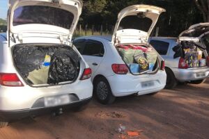 Trio é preso com mercadorias contrabandeadas do Paraguai