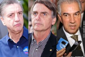 Dagoberto Nogueira, Jair Bolsonaro e Reinaldo Azambuja