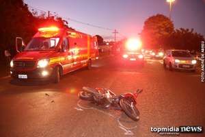 Após acidente com moto, idoso não resiste aos ferimentos e morre no hospital