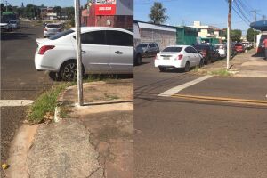 Leitor flagra carro estacionado na esquina e cobra fiscalização nos arredores do IMPCG