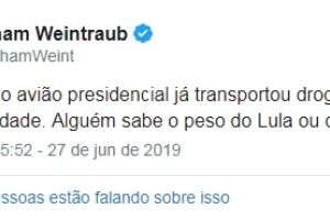 Ministro da Educação faz piada sobre droga em avião da FAB e ataca Lula e Dilma