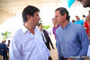 Marquinhos e o ministro Mandetta
