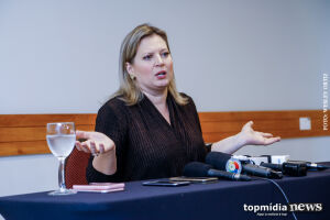 Deputada federal Joice Hasselmann veio a Campo Grande conversar com empresários sobre Reforma da Previdência