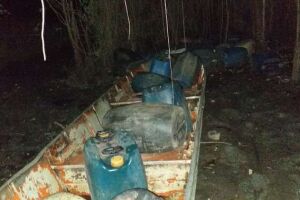 Polícia intercepta contrabando de 1.100 litros de combustível na fronteira