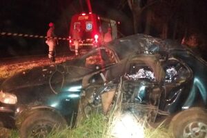 Motorista morre depois de capotar em rodovia de Aquidauana