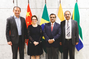 Delegações da China, Índia, Rússia e África do Sul
