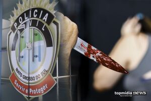 Mulher é amarrada com cinto e agredida a pauladas pelo marido
