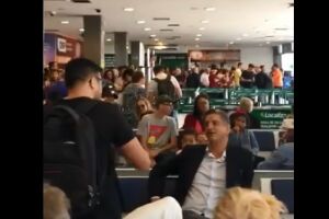 VÍDEO: deputado Dagoberto é hostilizado no aeroporto de Campo Grande