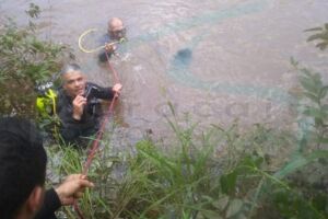 Corpo de homem afogado no Rio Vacaria é resgatado em Rio Brilhante