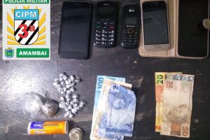 Mulher e dois homens são presos por tráfico de drogas em Amambai