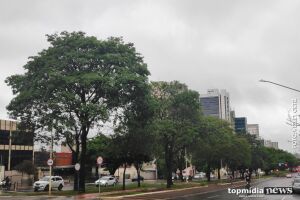 Quarta-feira começa com chuva e queda na temperatura em Mato Grosso do Sul