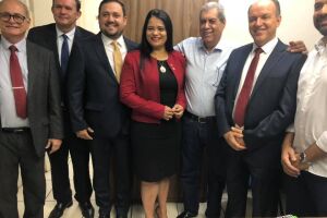 Cúpula do MDB para anunciar filiação de Dharleng