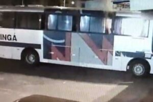 VÍDEO: polícia descobre que incêndio em ônibus foi criminoso e tem suspeito em Caarapó