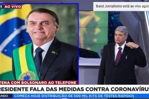 Bolsonaro e Dória usam Datena como vitrine de ações e dizem que 'aceitam conversar'