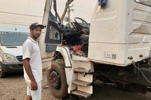 Após ter destruído padaria e escritório em acidente, caminhoneiro consegue R$ 40 mil de ajuda