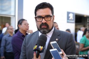 Pré-candidato a prefeito, Sérgio Harfouche participa de entrevista no TopMídiaNews