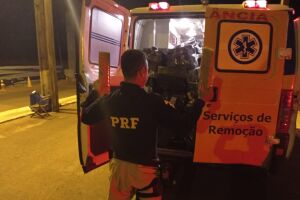 Ninguém doente: PRF flagra ambulância com 1,5 toneladas de maconha em Ponta Porã