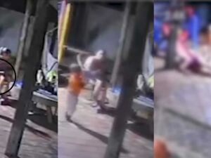 Câmera mostra todos os passos da criança até o disparo acidental