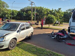 A batida deixou duas pessoas feridas