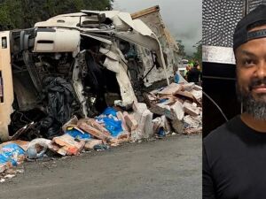 Marcelo Cordeiro, de 37 anos, ficou preso &agrave;s ferragens da cabine e morreu no local antes da chegada do socorro