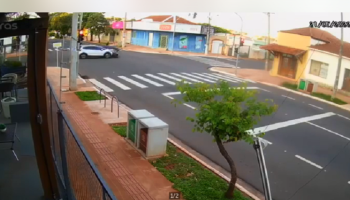 Câmera registrou momento do acidente que matou motociclista na Joaquim Murtinho