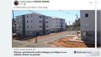 Internautas criticam venda irregular de apartamentos entregues por Bolsonaro em Campo Grande