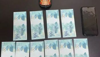 Homem tenta enviar notas de R$100 falsas pelos Correios e acaba preso em Ponta Porã