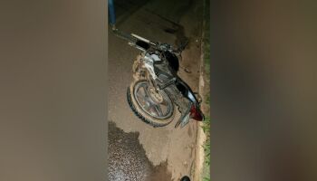 Motociclista fica em estado grave em acidente na Nasri Siufi