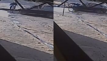Câmeras mostram momento que adolescente foi atropelado em Nova Andradina (vídeo)