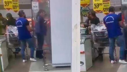 A movimenta&ccedil;&atilde;o incomum chamou a aten&ccedil;&atilde;o de clientes que estavam no com&eacute;rcio