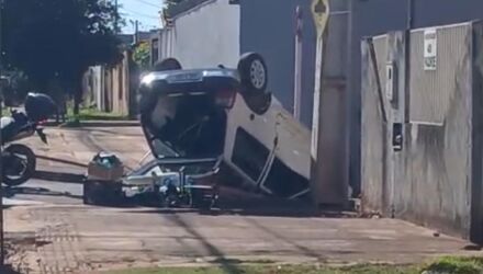 Apesar do susto, ningu&eacute;m ficou ferido durante o acidente
