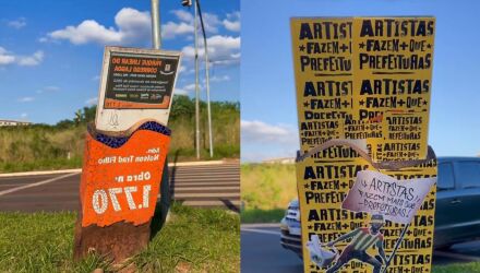 O artista Leo Mareco criou uma s&eacute;rie denunciando locais abandonados de Campo Grande com colagens art&iacute;sticas 