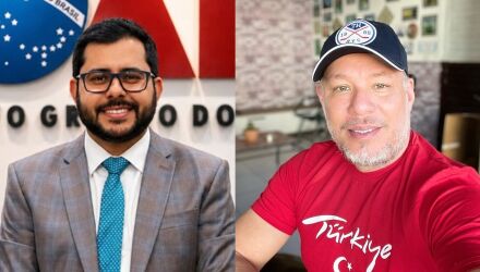 Gabriel Taquino de Paula e Ed Carlo Britto Burgatt