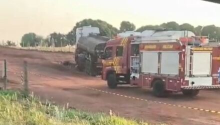 Temperatura da emuls&atilde;o asf&aacute;ltica chegada a 200&deg;C e v&iacute;tima apresentava queimaduras no rosto e no couro cabeludo