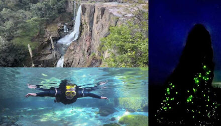 De cachoeiras gigantes a espet&aacute;culos de luzes com cupinzeiros, Mato Grosso do Sul re&uacute;ne cen&aacute;rios que encantam moradores e turistas de todo o pa&iacute;s