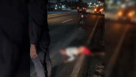 Acidente ocorreu na noite desta quarta-feira