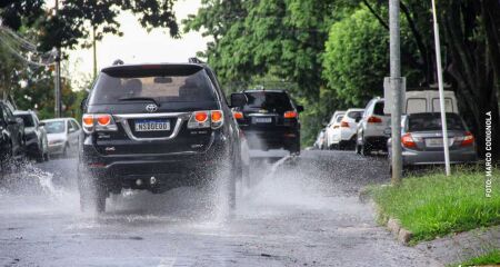 Chuva ajudará a diminuir o calorão na cidade