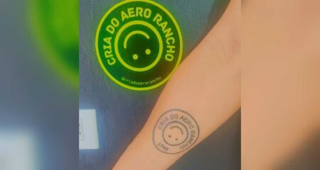 Cria do Aero Rancho virou tatuagem e marca registrada
